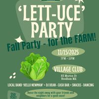 Lett-Uce Party - A Fall Fundraiser for the Farm thumbnail