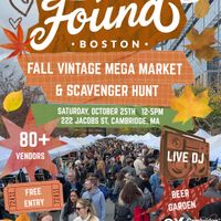 FOUND Fall Vintage Mega Market & Scavenger Hunt at Cambridge Crossing thumbnail