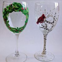 Holiday Glassware Painting thumbnail