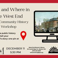 When and Where in the West End: Digital Community History Workshop thumbnail