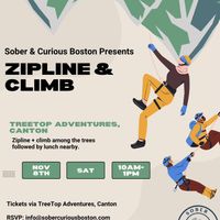 Zipline & Climb with Sober & Curious Boston thumbnail