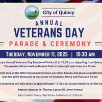 Quincy Annual Veterans Day Parade and Ceremony thumbnail
