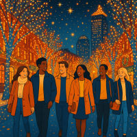  Holiday Lights Stroll + Ornament Making Singles Social thumbnail