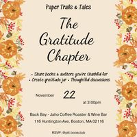 Bookclub: The Gratitude Chapter thumbnail