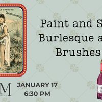 Paint and Sip: Burlesque and Brushes thumbnail