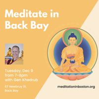 Meditate in Back Bay with Gen Khedrub thumbnail