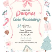 Pinkmas Christmas cake decorating in Fenway  thumbnail