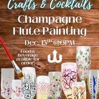 Crafts & Cocktails: Champagne Flute Painting thumbnail