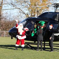 Santa's Arrival by Helicopter  thumbnail