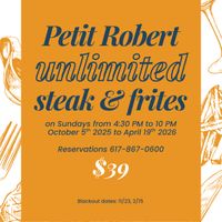 UNLIMITED STEAK & FRITES SUNDAYS thumbnail