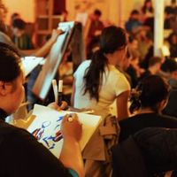 Community Sketching in the Courtyard, with Life Drawing Boston thumbnail
