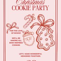 Bow Christmas Cookie Decorating Workshop thumbnail