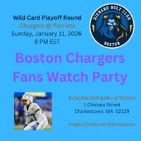 Playoff Watch Party in Boston for Chargers fans thumbnail
