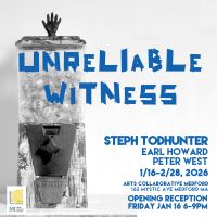 Unreliable Witness art show opening  thumbnail