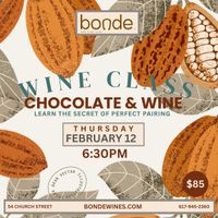 Chocolate and Wine Pairing at Bonde Fine Wine Shop thumbnail