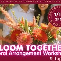 BLOOM TOGETHER-COUPLES FLORAL ARRANGEMENTS AFTERNOON with Tapas  thumbnail