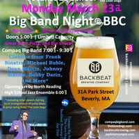 19-Piece Compaq Big Band w/ Vocalist Ed Scheer from Boston's 'The Love Dogs' at Backbeat Brewing Company thumbnail
