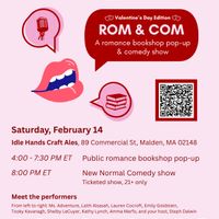 Rom & Com: A romance bookshop pop-up & comedy show thumbnail