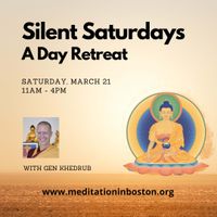 Silent Saturdays: A beginners day retreat with Gen Khedrub thumbnail