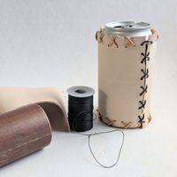 Leatherworking - Advanced Beginner Custom Leather Koozie thumbnail