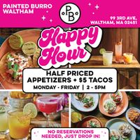 Painted Burro Waltham- Happy Hour Deals! thumbnail