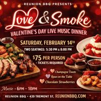 Love & Smoke Valentine's Day Live Music Dinner thumbnail