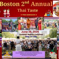 Boston 2nd Annual Thai Taste 2026 thumbnail