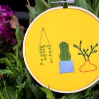 House Plant Embroidery Workshop thumbnail