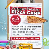 February Vacation Pizza Camp at Sal’s Pizza Chelmsford  thumbnail