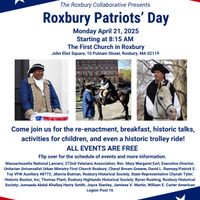 The Roxbury Collaborative Presents: Roxbury Patriots Day! thumbnail