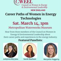 Second Saturdays at the Waterworks: Careers of Women in Energy Technologies thumbnail
