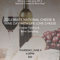 Celebrate National Cheese & Wine Day with Life Love Cheese. thumbnail