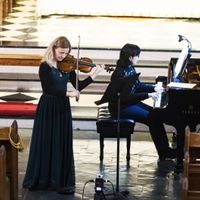 Violinist Aija Reke and pianist Lorena Tecu perform for Hancock Church’s free noontime concert series, April 1st thumbnail