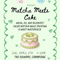 Matcha meets Cake decorating workshop thumbnail
