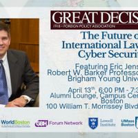 Great Decisions: The Future of International Law and Cybersecurity with Eric Jensen thumbnail