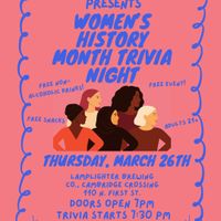 Women's History Month Trivia Night thumbnail