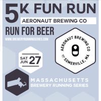 5k Beer Run at Aeronaut Brewing Co. with the MA Brewery Running Series thumbnail