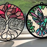 Faux Stain Glass Resin Sun Catchers Class thumbnail