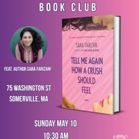 All She Wrote May Queer Romance Book Club: TELL ME AGAIN HOW A CRUSH SHOULD FEEL (featuring the author!) thumbnail