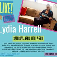 Live at the Library featuring Lydia Harrell  thumbnail