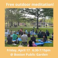 Free Outdoor Meditation @ Boston Public Garden thumbnail