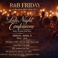 R&B Night @ Reunion After Dark thumbnail