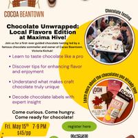 Chocolate Unwrapped: Local Flavors Tasting at Maxima Hive! thumbnail