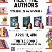 YA Thriller/Adventure Author Event at Turtle Books thumbnail
