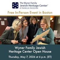 Wyner Family Jewish Heritage Center Open House thumbnail
