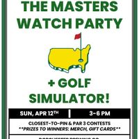 Masters Watch Party & Golf Simulator Event thumbnail