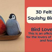 3D Felting 101: Squishy Birds Edition thumbnail
