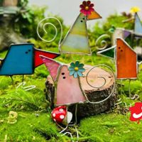 Intro to Stained Glass: Make a Silly Bird Suncatcher thumbnail