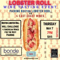 4 East Coast Wines Around the Lobster Roll - Wine Tasting at Bonde Fine Wine Shop thumbnail