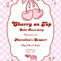 Cherry Cake Decorating Class  thumbnail